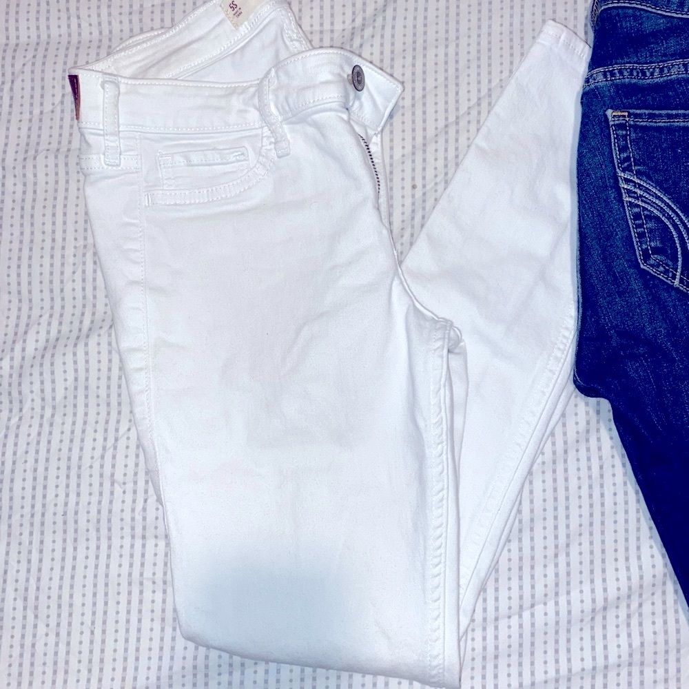 Hollister White Denim Jeans